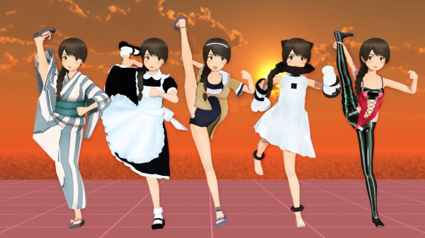 mmd モデルに服を着せる 人気