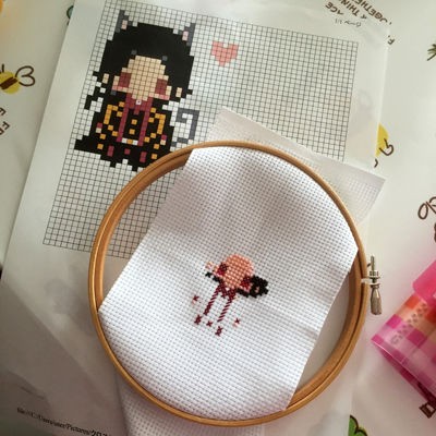 手芸 ドット絵 クロスステッチ2 続 ねこの呟き