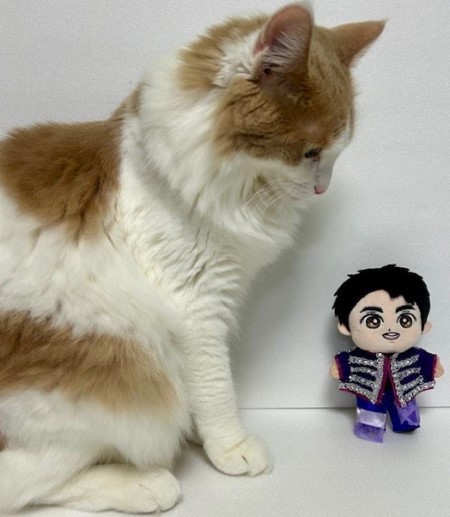 こひろみくん（郷ひろみさんのぬいぐるみ）の服作り⑤ : 猫だらけ