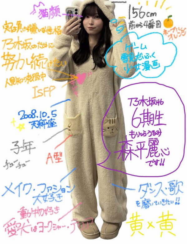 森平麗心】記録【6期生リレー公式ブログ 2025/4/16～】 : 乃木坂方丈記