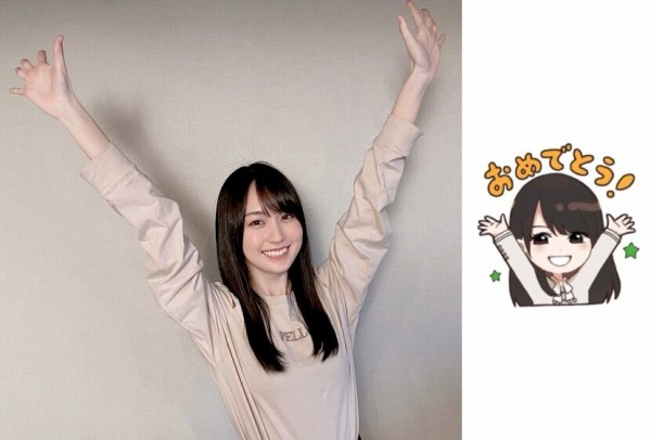 賀喜遥香】4期生LINEスタンプ販売開始【公式ブログ 2023/2/24
