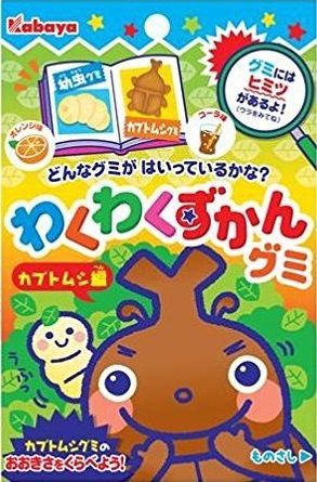 食べながら生物の勉強ができる わくわくずかんグミ めだかさん編 博物館レポと理科っぽいなにか