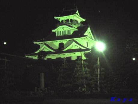 ライトアップ長浜城と 朝の風景 近畿 東海の城めぐり旅 ２８ かやのうち 蒼穹のトラベラー 関東 西日本の旅