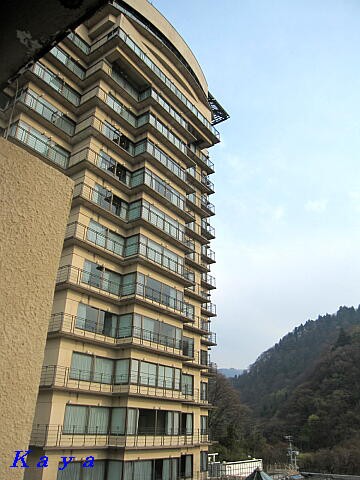 会津東山温泉 御宿 東鳳 ２ 展望露天風呂 棚雲 と 宙 そら 2011年4 5月 アタック会津アラウンドな旅 10 かやのうち 蒼穹のトラベラー 関東 西日本の旅