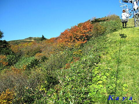 蔵王のお釜と蔵王山登山 ２ 蔵王刈田リフトでお釜観賞地へ 11年10月 福島 宮城 山形の旅 47 おくのみち 東北地方 北海道の旅