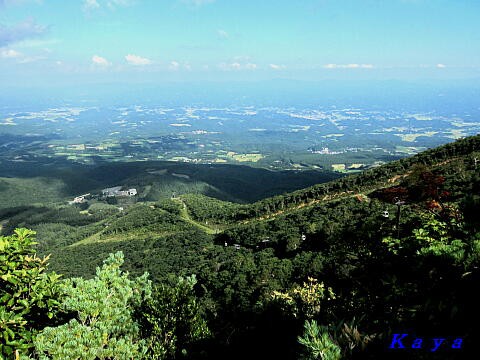 安達太良山登山 13 あだたらエクスプレス ロープウェイ からの眺め 11年9月 福島県二本松市の旅 21 おくのみち 東北地方 北海道の旅