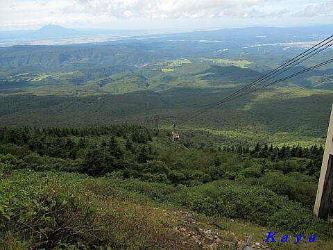 八甲田山 ７ 八甲田山ロープウェーで下山 青森市 11年9月 青森の旅 60 おくのみち 東北地方 北海道の旅