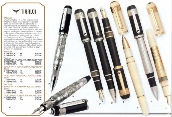Pen Boutique” ⑨ DUCATI ＆ AQUILA & TIBALDI : 万年筆おやじの備忘録