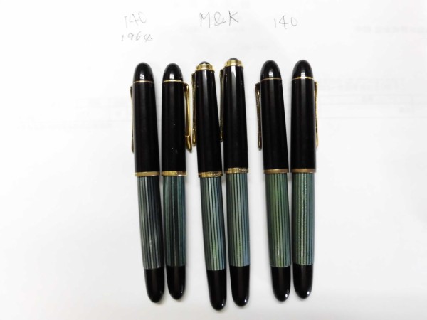 PELIKAN#140 ニブデザインと軸模様の変化 : 万年筆おやじの備忘録