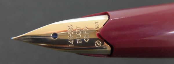 PILOT デスクペン 14K-585 ＜EF＞ 赤軸 : 万年筆おやじの備忘録