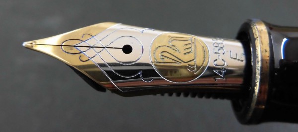 ペリカン　万年筆　14c 585 M PELIKAN M-800 14C-585 <F> : 万年筆おやじの備忘録