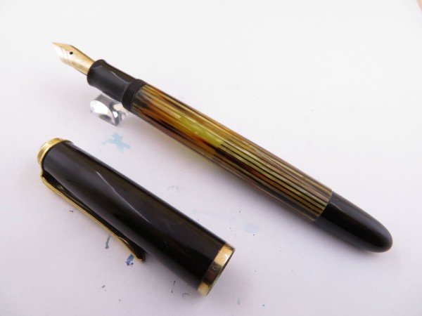 PELIKAN ＃400NN 茶縞軸 ＜OF＞ : 万年筆おやじの備忘録