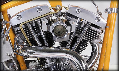 ブラスロッカーオイルライン　1966〜1984年ショベルヘッド用 Harley Davidson ◇ハーレー ロッカーアーム オイルライン 66
