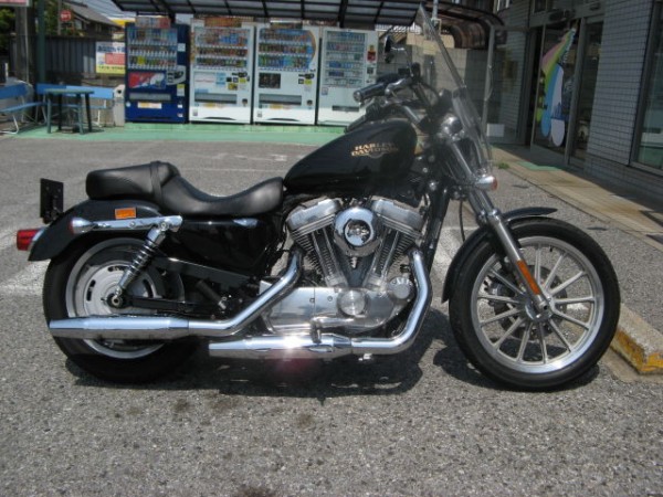 2009年式XL1200L スポーツスター1200ローの前後タイヤ交換