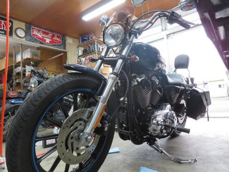 2008年式XL1200L タンクアップ、コイル移設 : HarleyDavidsonパーツ 