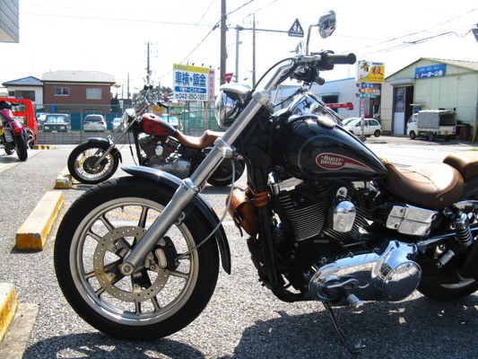 A　ハーレーFXDL フロントフォーク アークプロ製FXDL スプリンガーフォーク 社外 中古 バイク 部品