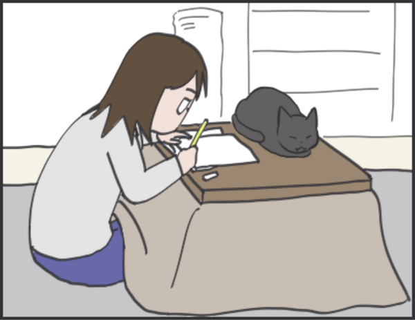 悪事を働く前は確認を怠らないぺーやん おそらくその平凡こそ幸せ 猫と家族の日常絵日記 Powered By ライブドアブログ