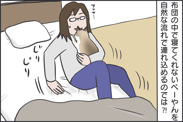 ぺーやんと一緒に布団の中で寝たい おそらくその平凡こそ幸せ 猫と家族の日常絵日記 Powered By ライブドアブログ