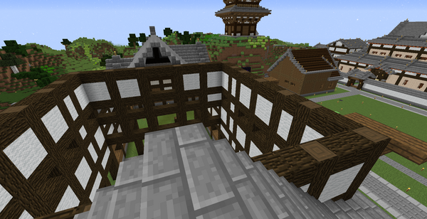 マイクラ日記 Part76 中央区にバカでかい駅舎を作る ねぷちゅーんのマイクラ日記