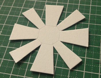 型を写す手間を省いて 型紙通りに厚紙を切る方法 ハンドメイド Antenna Antique フェルトハンドメイド雑貨の作り方と型紙