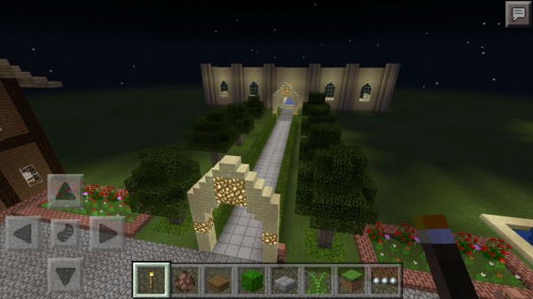 マイクラpe 豆腐建築家が城下町を作る その６ 新生 それでいいんだよ