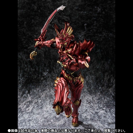 魂ネイションズ ショールーム 魔戒可動 炎刃騎士 ゼン 展示