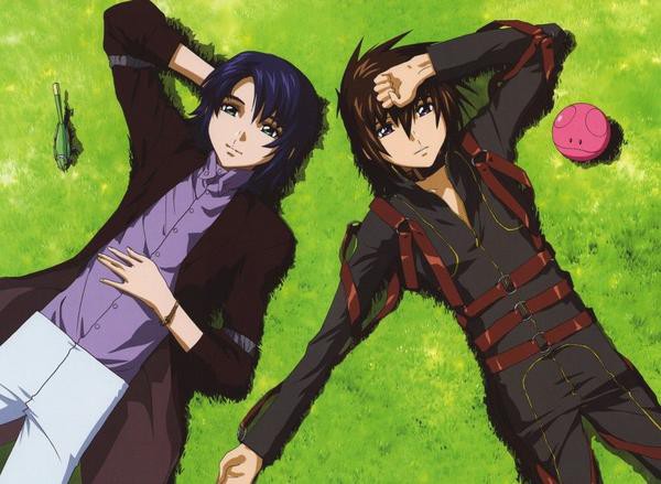 画像 ガンダムseed の描き下ろしイラストが公開 キラとアスランが普通の服着てる Toutanのblog速報ネタ