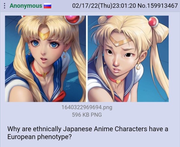 悲報 ロシア人 どうして日本人はアニメキャラを白人にするんだい ニュー速ゴールデン