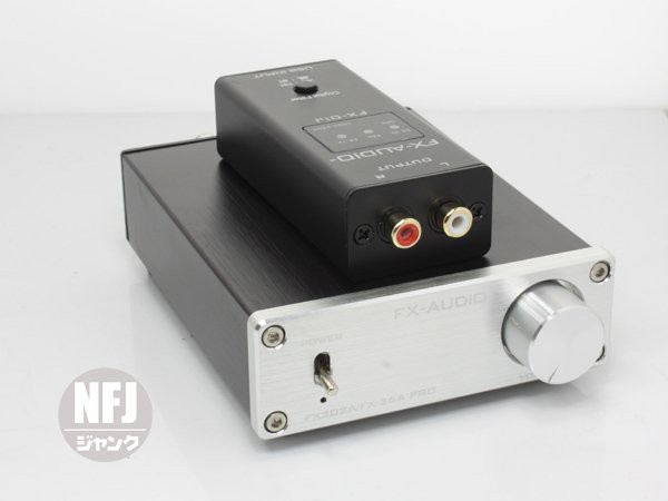 NFJ☆ FX-AUDIO- FX1002J+ シルバー【訳ありジャンク】動作可 Yahoo