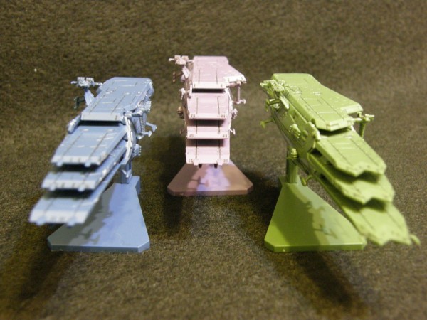 ガイペロン級多層式航宙母艦「バルグレイ」「ランベア」「シュデルグ