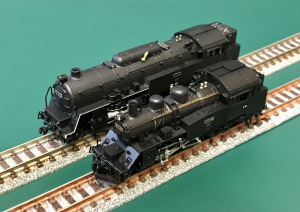 マイクロエース「E10形」と KATO「C12形」を並べてみました。 : エヌゲ