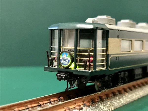 TOMIX Nゲージ 鉄道模型 サロンカーなにわフルセット トミックス「サロンカーなにわ（初期製品）」のテールライト工作
