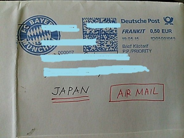 オートグラフカードが届いた！PART1-バイエルンミュンヘン 2014