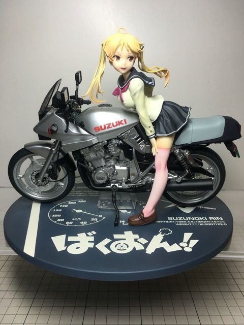 ばくおん!! 鈴乃木凜&GSX400Sカタナ 1/10スケール フィギュア
