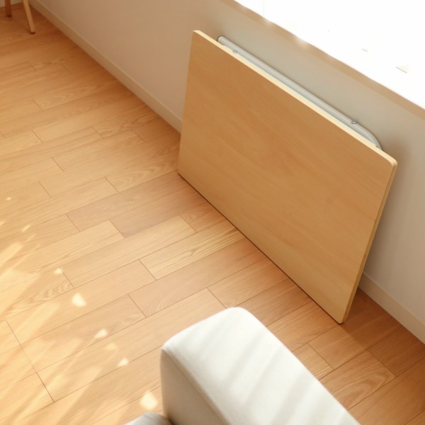 無印良品 スチールパイプテーブル折りたたみ式 著