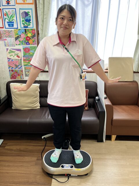 ぶるぶるマシーンを設置いたしました！ : 日健マネジメント 施設長ブログ