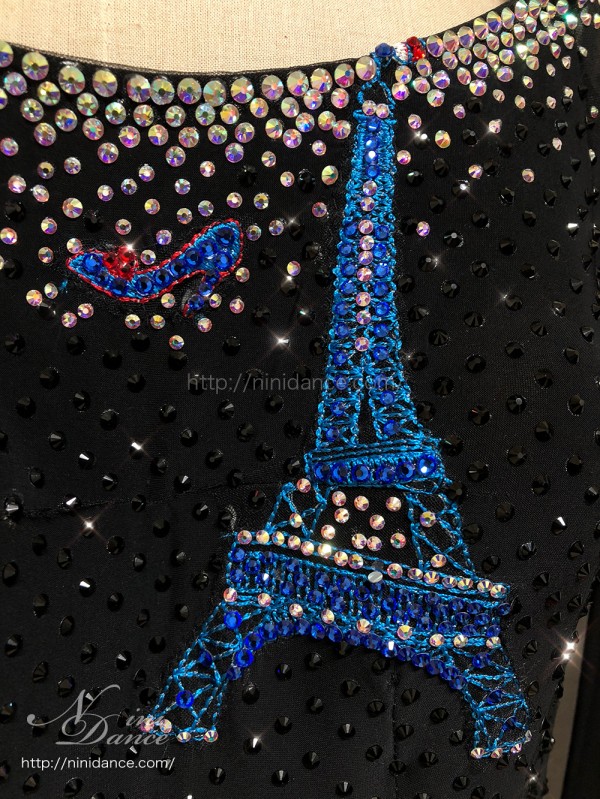 【高級社交ダンス衣装】豪華ラインストーン edda hsu エダスー ドレス 社交ダンススタンダードドレス エダスー edda hsu CHOICE ☆社交ダンス