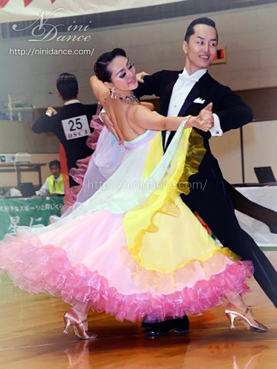 お値下げ中 ✿社交ダンス ドレス✿ 社交ダンスモダンドレス