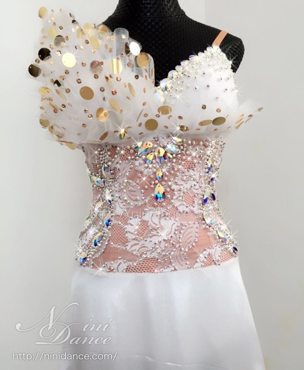 D435白黒切り替え2Way楽しむトップ選手スポンサードレス : 社交ダンス