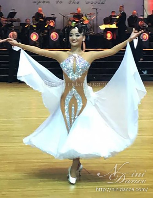 競技会や発表会、デモにオススメ✨スタンダードドレス❤️ 競技、デモ用スタンダード手作りドレス 000000006269_fni3ahZ.jpg