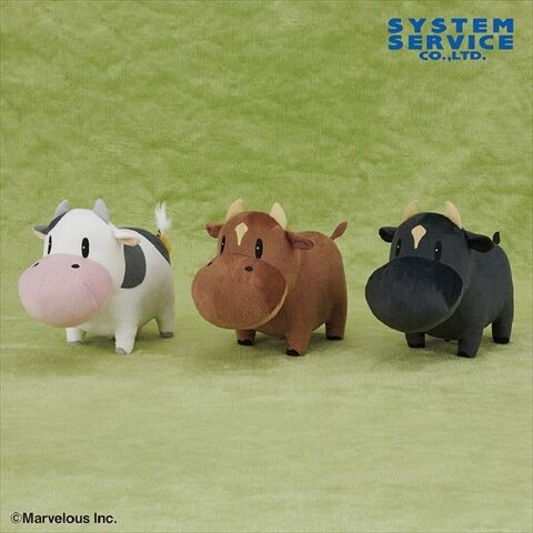 牧場物語 ウシさんぬいぐるみBIG』がプライズ景品として登場！3種の