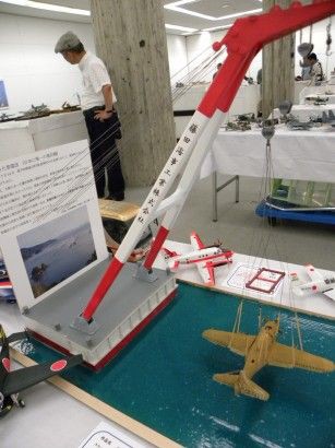 不時着した紫電改　ジオラマ 幻の紫電改(2015松山エアモデラーズクラブ展示会レポート3) : つれづれ