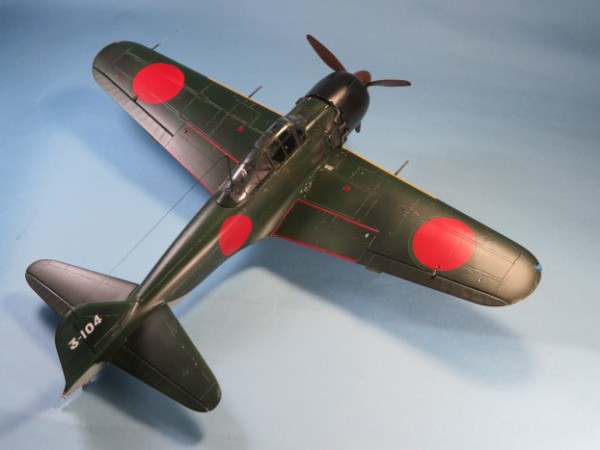 完成(ハセガワ1/48旧版零戦52型) : つれづれプラモ製作記