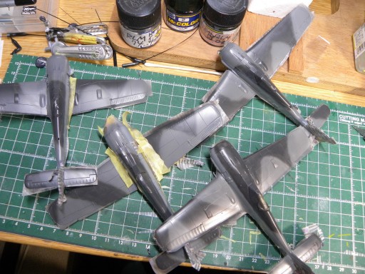 1/72 ドイツ機キット　5個セット ドイツの迷彩ヤバすぎる(1/72Fw190作り比べ) : つれづれプラモ製作記