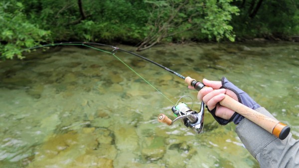 渓流ロッド ～モーリスグラファイトワークスTRD-411FS-4～ : 休日は