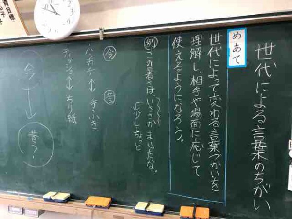 世代による言葉の違い 西伊興小学校日記
