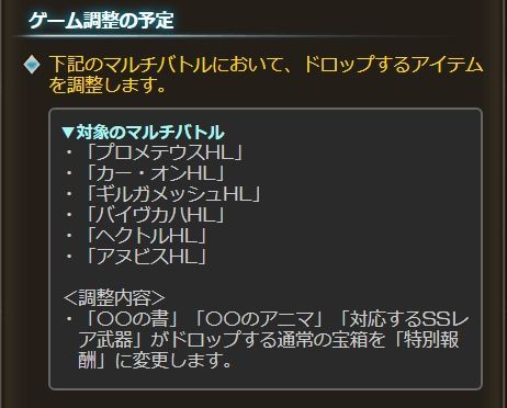 グラブル 8月22日 木 実施予定のアップデートについて アプデ予告 について まとめ