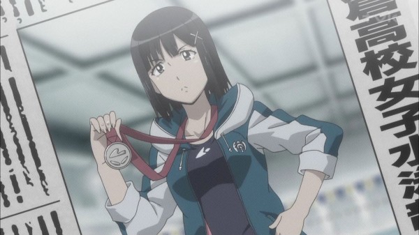 南鎌倉高校女子自転車部 4話 感想 水泳部の先輩と自転車坂道対決 膝は大丈夫なんですかね にわか速報