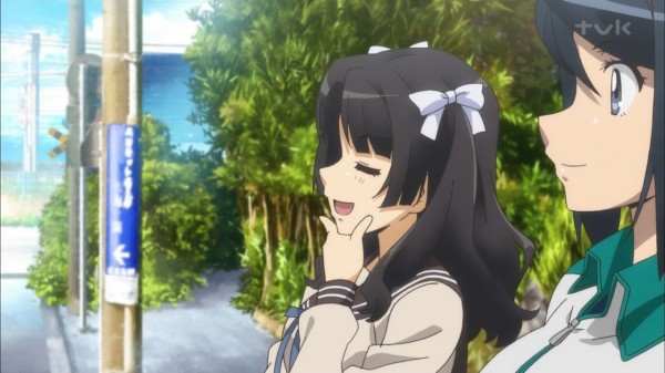 南鎌倉高校女子自転車部 4話 感想 水泳部の先輩と自転車坂道対決 膝は大丈夫なんですかね にわか速報