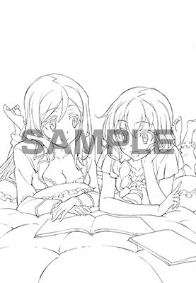 城下町のダンデライオン 茜様や光様の水着イラストなど 全巻購入特典用描き下ろしイラストの線画が公開 にわか速報